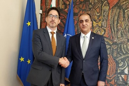 Заместник-министър Юрий Щерк се срещна с посланика на Държавата Палестина